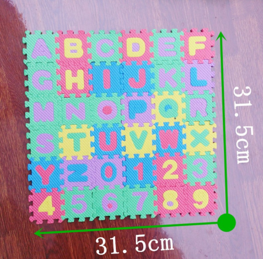 Foam Floor Alphabet & Number Puzzle Mat